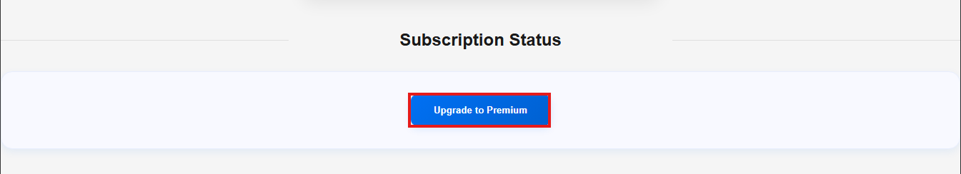 Subscription Screen